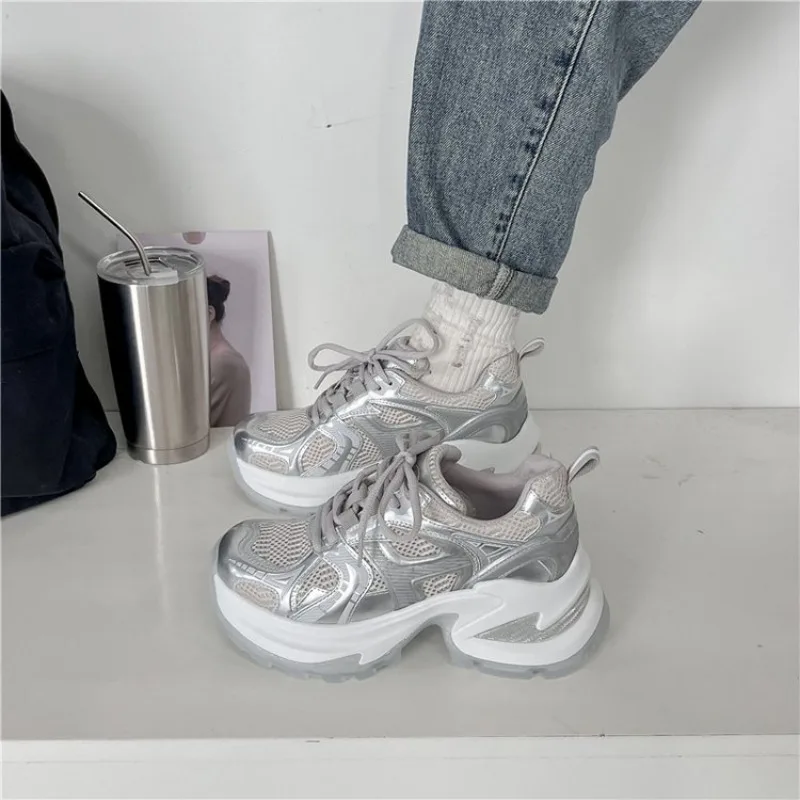 Sneakers Women Trends 2024 New Woman Casual Shoes  Platform Sneakers Casual Vintage Comfortable Shoes for Women sneakers luxury