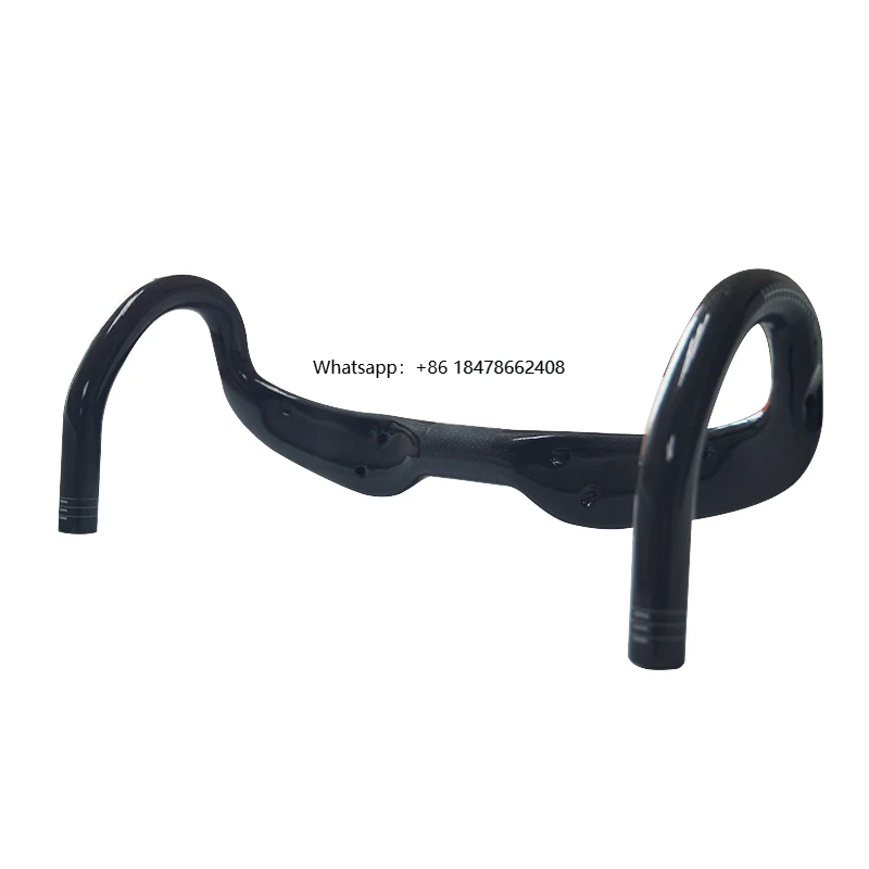 

Manufacturer Direct Sales Customized Carbon Fiber Bent Handlebars Sport Bicycle Parts for Road Bicycles