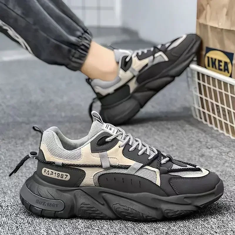 Herren Tennis schuhe 2024 Casual Sneakers trend ige Herren atmungsaktive verschleiß feste Plattform Laufschuhe Zapatillas Hombre Tênis Box