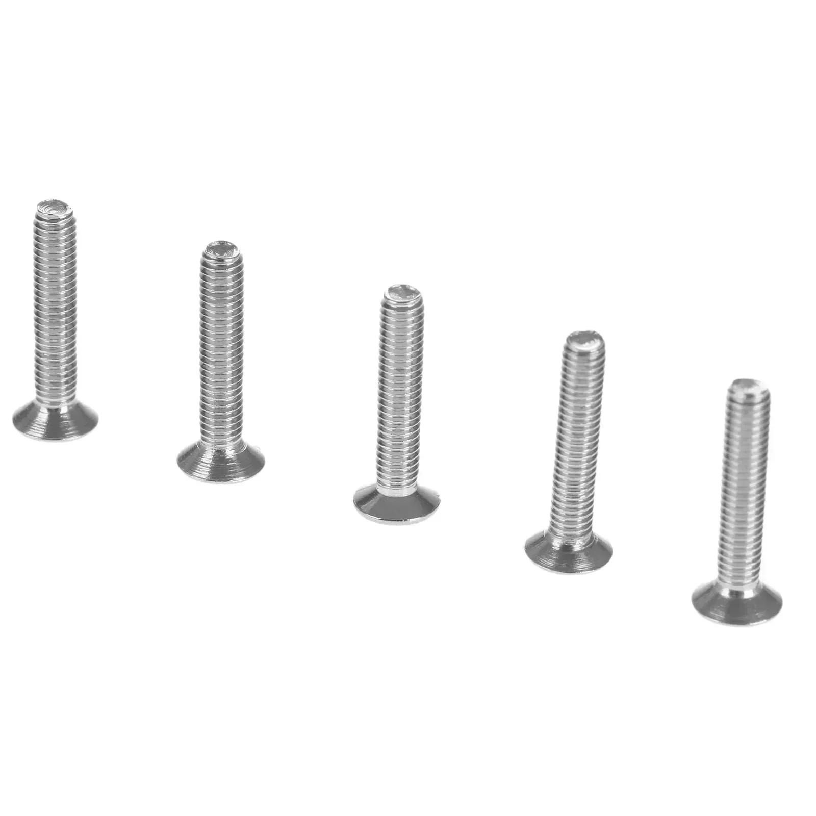 Tornillos de acero inoxidable M3 100, tornillo de cabeza plana Hexagonal de UDS, M3 x 5mm/6mm/8mm/10mm/12mm/14mm/16mm/20mm, 304 tornillos avellanados