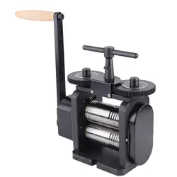 Jewellery Crimper Wide 65 mm Diameter Rollers Manual Mill Jewellery Marking Tool (110 mm)
