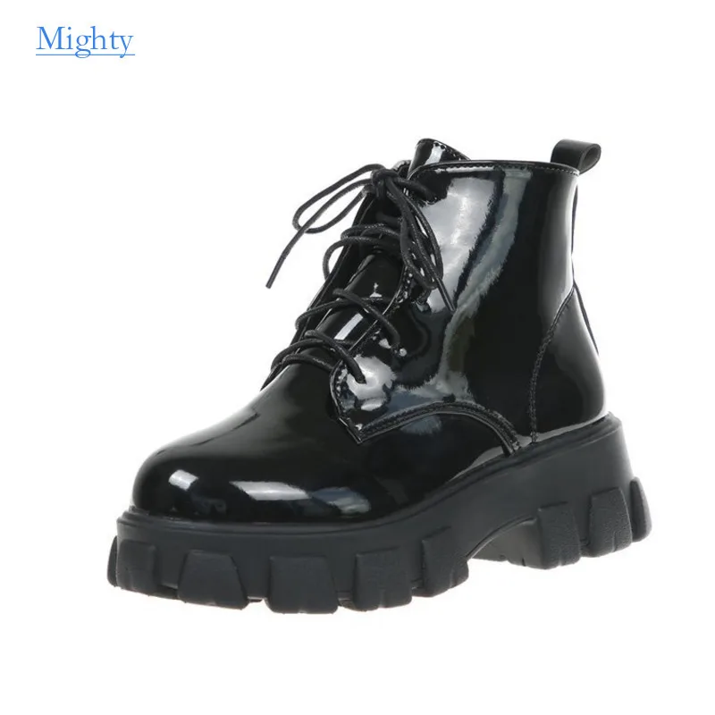 

Ankle Tactical Boots Women 2024 Autumn Winter New Platform Muffin Short Fashion Motorcycle Snow Boots Trend Female Thigh Shoes