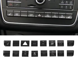 Autocollants  boutons de climatiseur de console de voiture, garniture pour Mercedes Benz GLA, XACHCLA, C117, classe A B, W176,