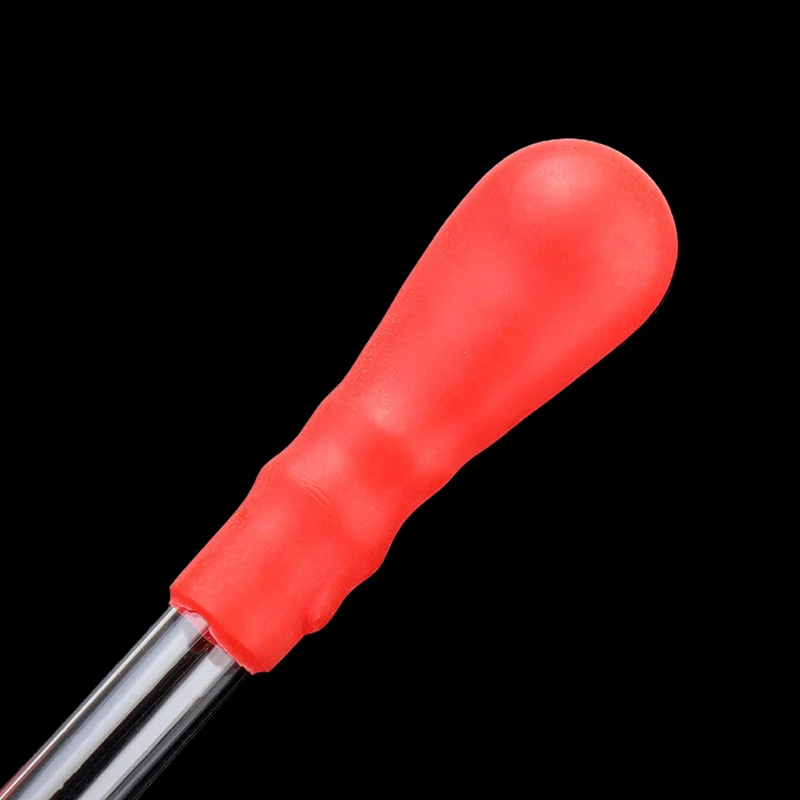 10Pcs 10ml 12cm Glass Pipette Medicine Laboratory Dropper Red Rubber Head Pipet Dispensing