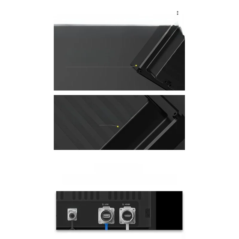 Marine vessel display equipment P121XGA-A AG+ bonded technology screen with anti-electromagnetic interference capabilities.
