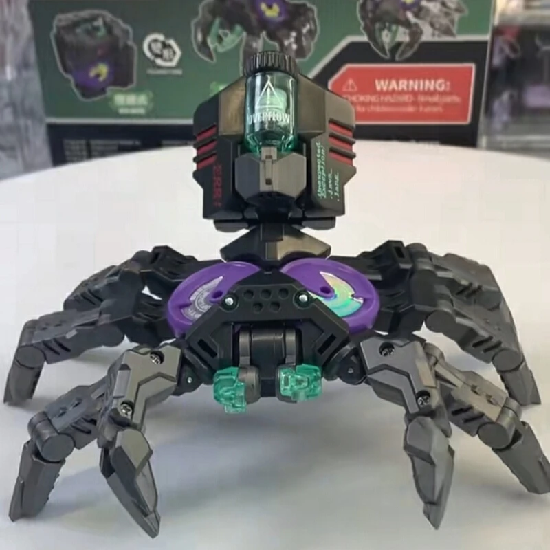 

В наличии: 52toys Transformation Beastbox Series Black Spider — подвижная модель, праздничный подарок, настольное украшение, коллекционная модель-игрушка