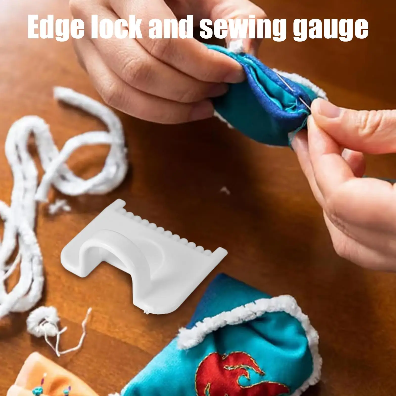 Sewing Guide Template Kit Quilting Non Slip Sewing Needle Gauge DIY Stitching Guide Tool for Fabric Embroidery Leathercraft