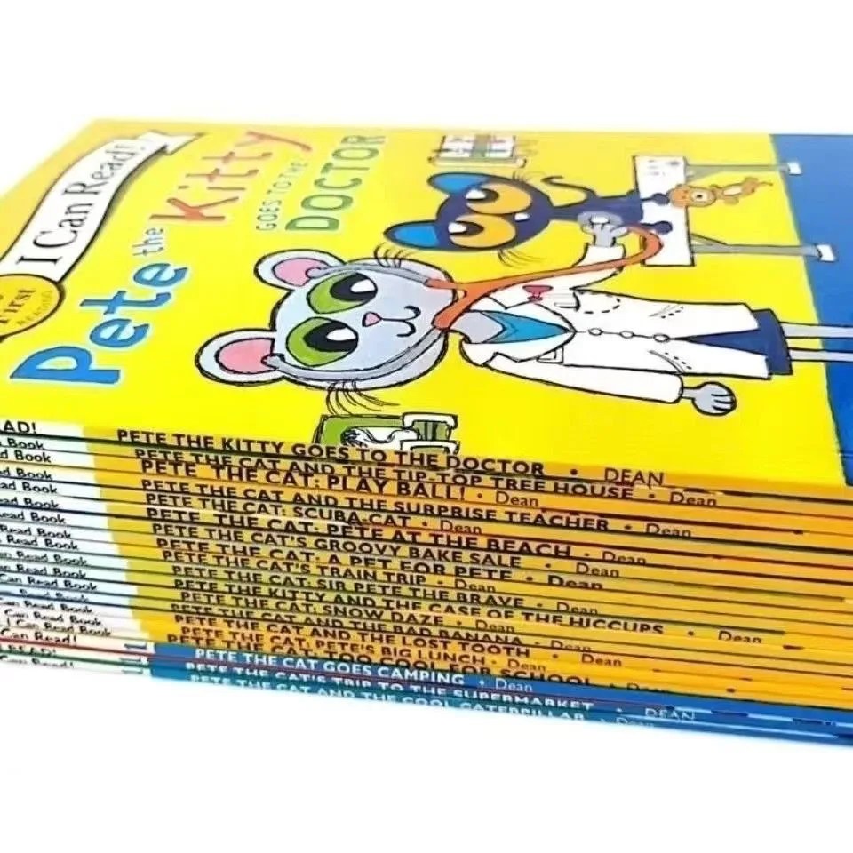 19 Boeken Pete The Cat Prentenboek Ik Kan Lezen Kleur Binnenpagina Leesboek Voor Kinderen