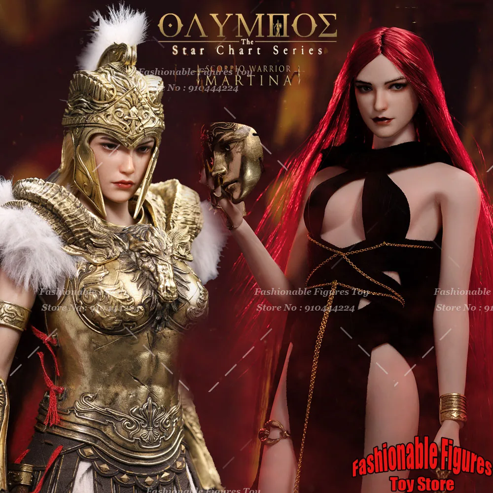 

POP COSTUME 1/6 Women Soldier Olympus Star Map Series OSC-003 Aries Warrior Ariel OSC-001 Scorpio Warrior Martina 12" Model Toy