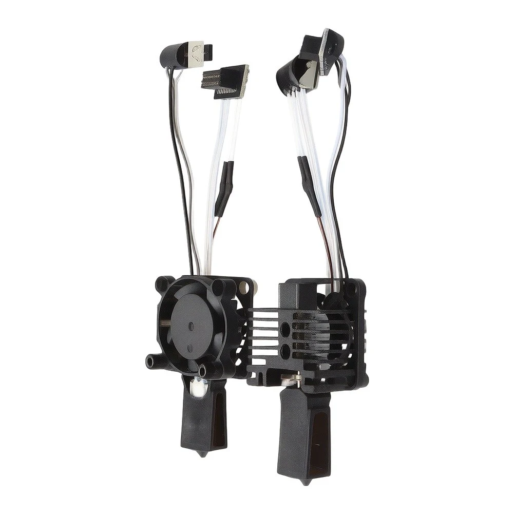 Hardened Steel Print Head Assembly for Bambu P1S and P1P Compatible with Factory Standard 0.4mm Nozzle for 300C Filament Use