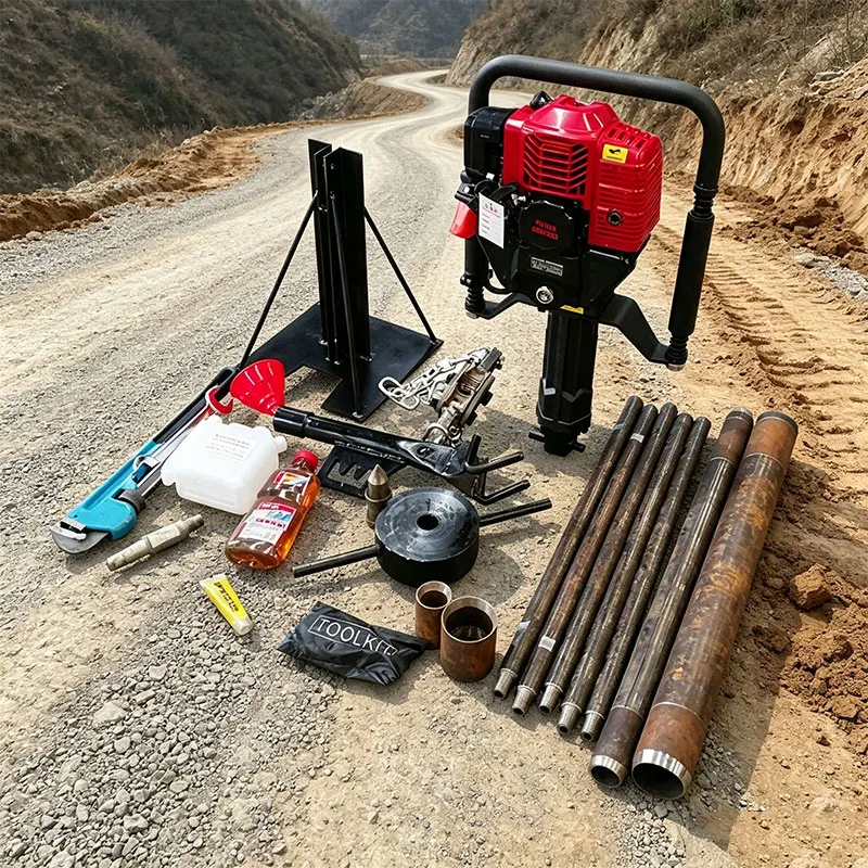 Customized Core Sampling Equipment Concrete Soil Rock 15M Accurate Recovery Complete Core Long Life Petrol Operated Stable