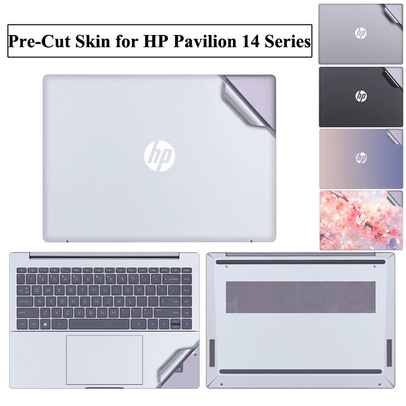 Pre-Cut No Residue Laptop Vinyl Skin Sticker for HP Pavilion 14 Plus X360 2in1 Version 14-ek 14-eh 14-ew 14-ey 14-dv Cover Film