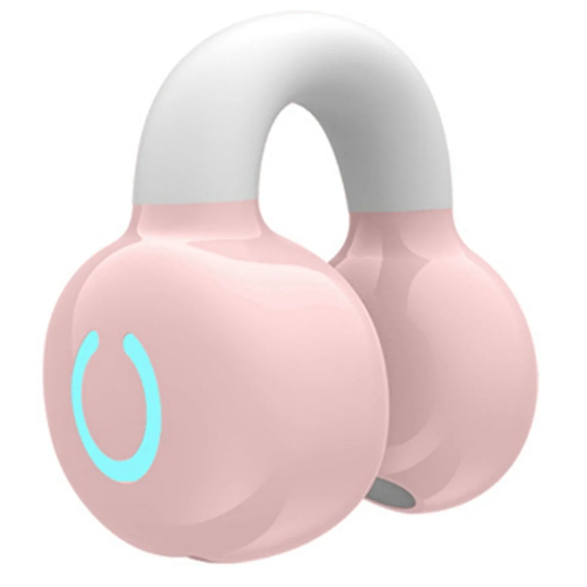 Single-Pack Sports Bluetooth Headset Ear Clip Type Non-In-Ear Stereo Ultra-Long Standby Mini Headset Pink