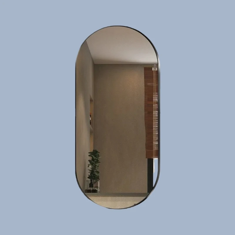 

Rotating and telescopic smart bathroom mirror, toilet corner wall hanging runway, tempered mirror with light