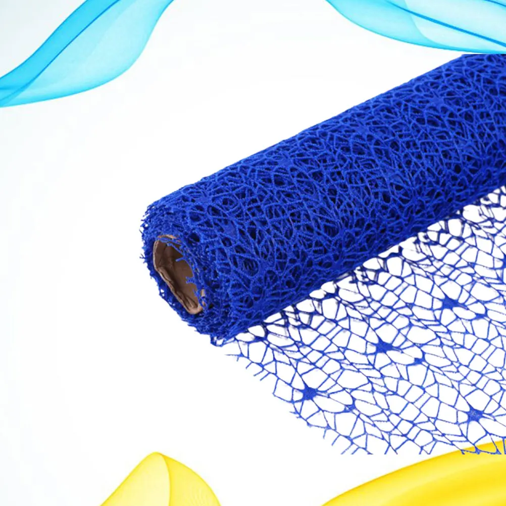 

1 Roll Jacquard Net Gauze For Diy Hanging Decorations Art Craft Wrapping Gift Packaging Curtain Backdrop Pendant Party