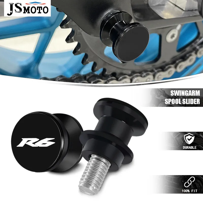

M6 yzfr6 мотоциклетные катушки маятника с ЧПУ, слайдер, подставка, винты, поворотный рычаг для YZF-R6 YZFR6 R6 1999-2024 2025, аксессуары