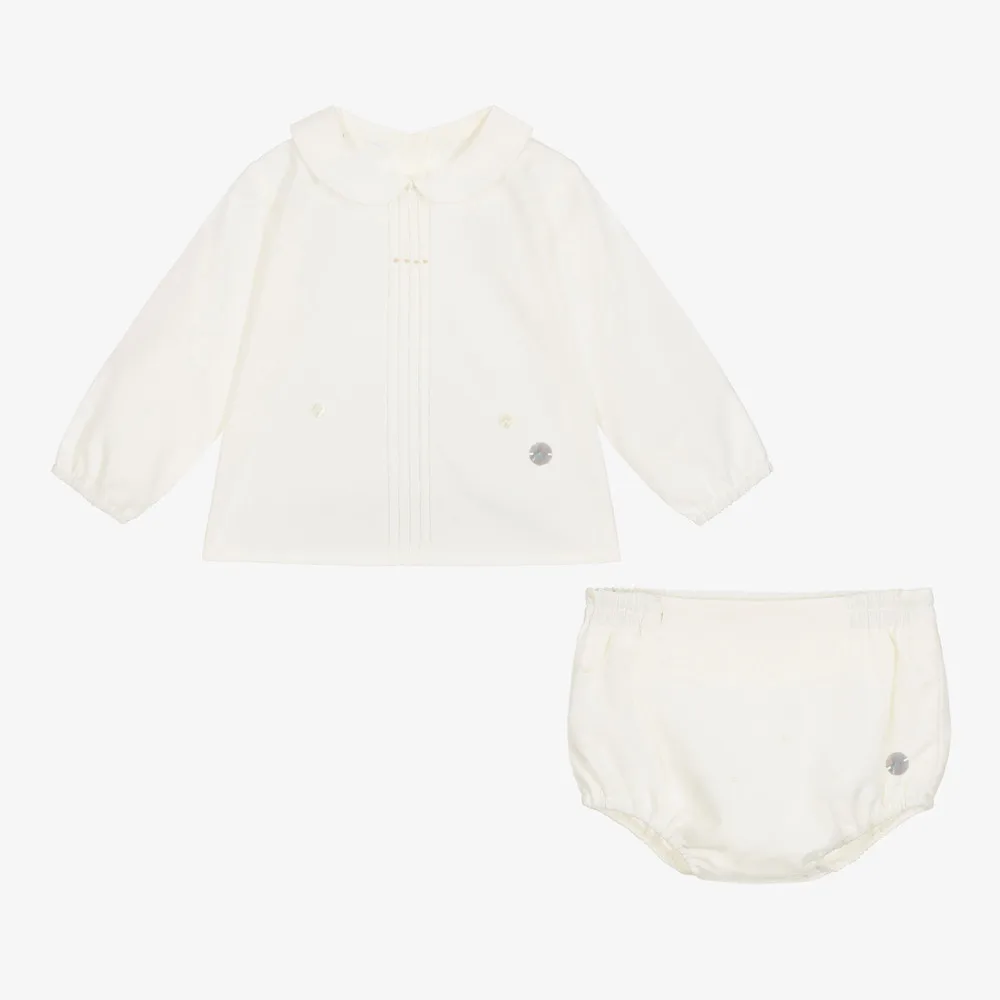2pcs Toddler Boys Spanish Clothing Suit Baby Long Sleeve White Cotton Shirts  Shorts Children Spain Birthday Outfit