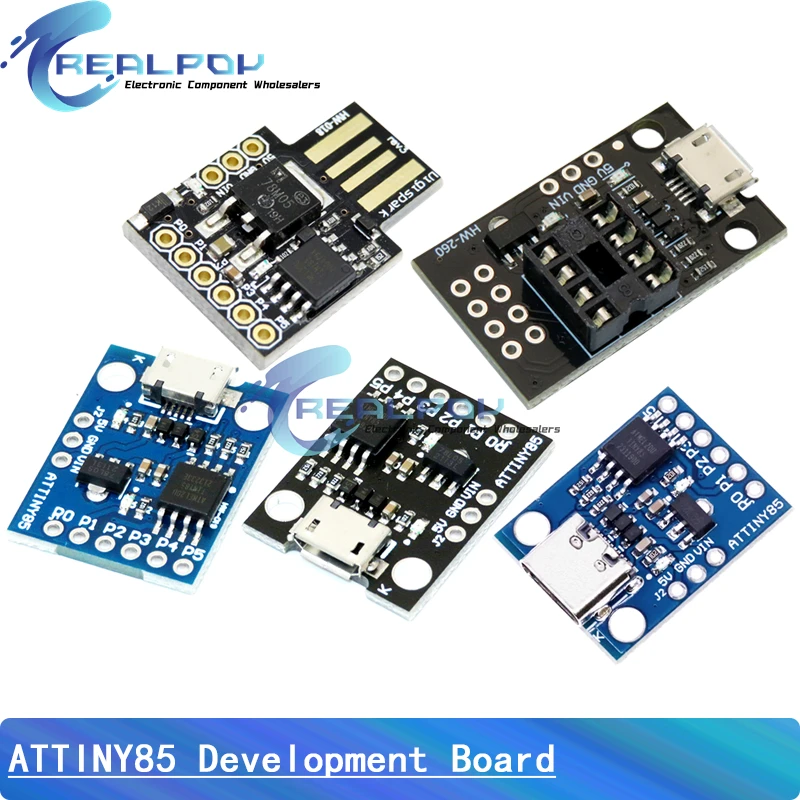 Płytka rozwojowa Digispark Kickstarter Moduł ATTINY85 dla Arduino USB Micro / Type-C USB