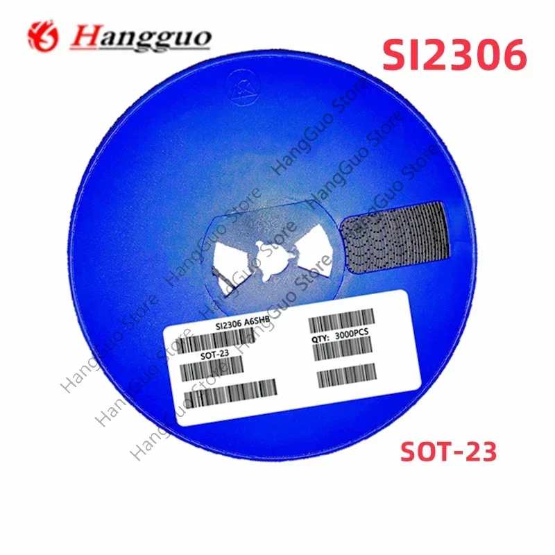 3000Pcs/Lot New Original SI2306 Smd transistor MOSFET N-CH 30V 3.16A SOT23-3  Best quality