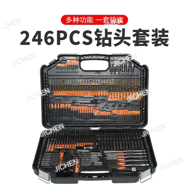 

JCT246 шт. Набор сверл, электрический сверлильный инструмент, набор открывателей для плоских сверл, деревообрабатывающие спиральные сверла