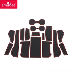 Smabee for Lexus NX 300 350h 450h 2021-2024 Anti-Slip Rubber Gate Slot Mat Accessories Cup Holders Non-slip Pads