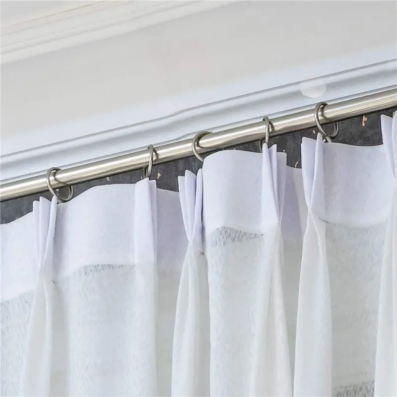 ABMH-160 Pcs Metal Curtain Ring For Curtains And Poles,Dangling Sliding Eyelet Ring 32 Mm Inner Diameter (Silver)