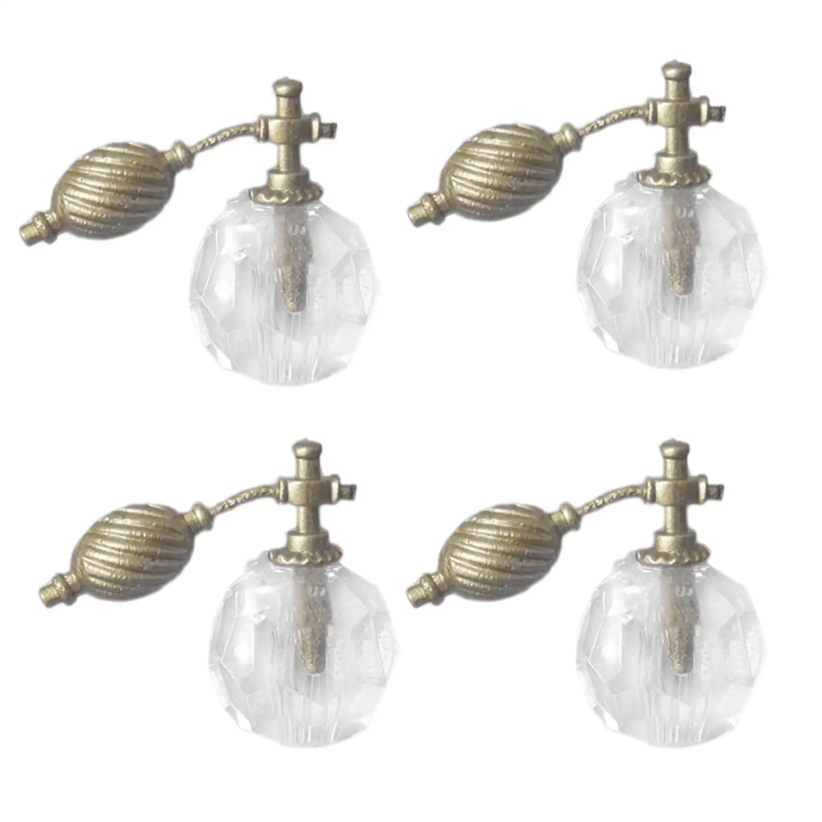 

4x Miniature Perfume Bottle Pretend Play for 1/12 Dollhouse Life Scene Decor
