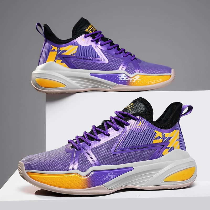 

Men's Athletic Training Running Shoes Breathable Mesh Lightweight Shock Absorption Non-Slip Casual Sneakers