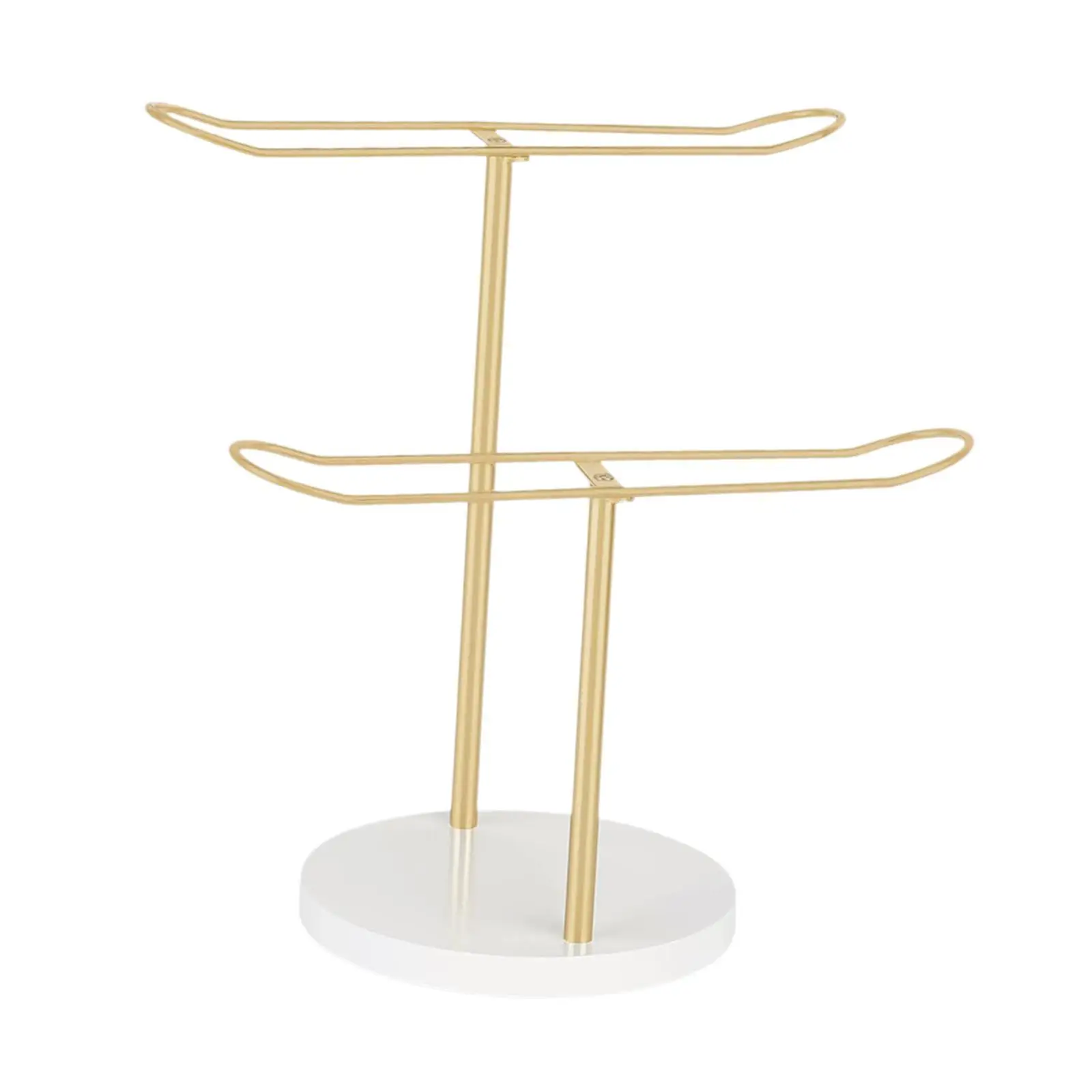 حامل عقال معدني لعصابة الشعر لمشبك الشعر والمجوهرات والسوار