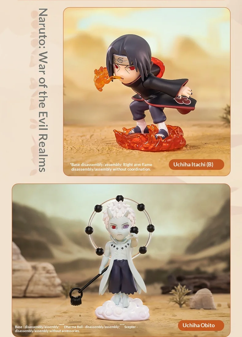 Echte POPMART Naruto Fourth Great Ninja War Blind Box Anime Sammler-Actionfigur Naruto Uzumaki Dekoration Weihnachtsgeschenk – Detail 13