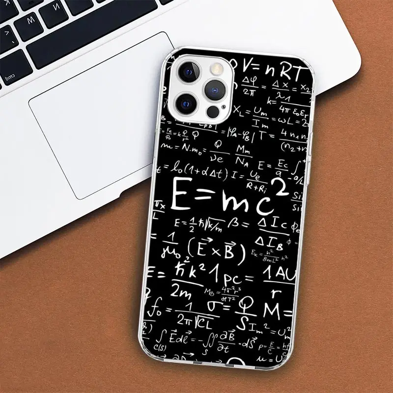 Physics Chemical Mathematics Phone Phone Case For Apple iPhone 11 12 13 14 15 16 Pro Max 7 X XS 8 Plus + Mini SE Customized Prin