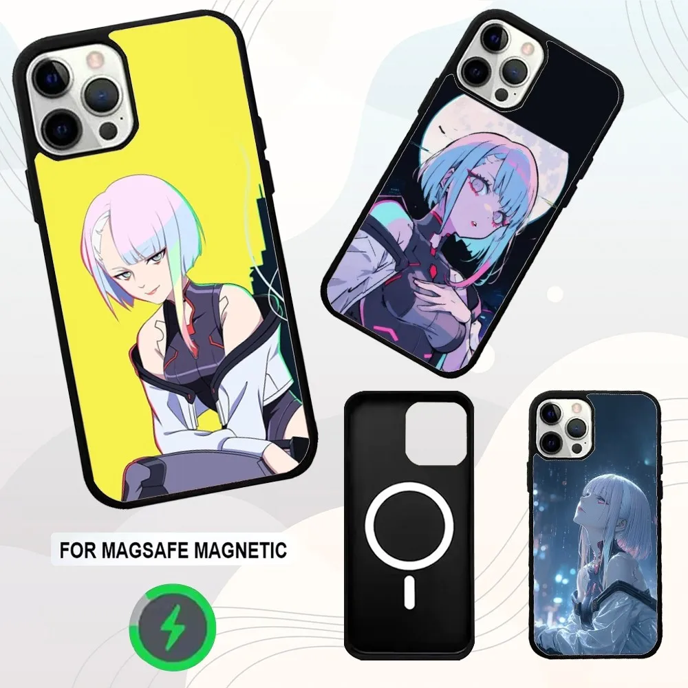 

Lucy C-CyberpunkS Phone Case For iPhone 16e,16,15,14,13,12,11,Plus,Pro,Max,Mini Magsafe Magnetic Wireless Charging
