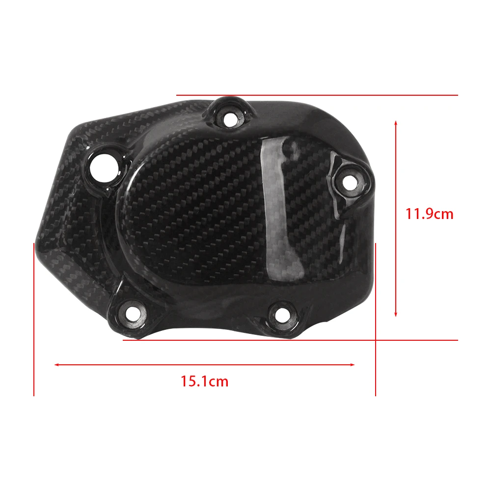 

Motorcycles Carbon Fiber Engine Cover Gloss Twill Side Engine Covers Protectors For KAWASAKI Z900 2017+