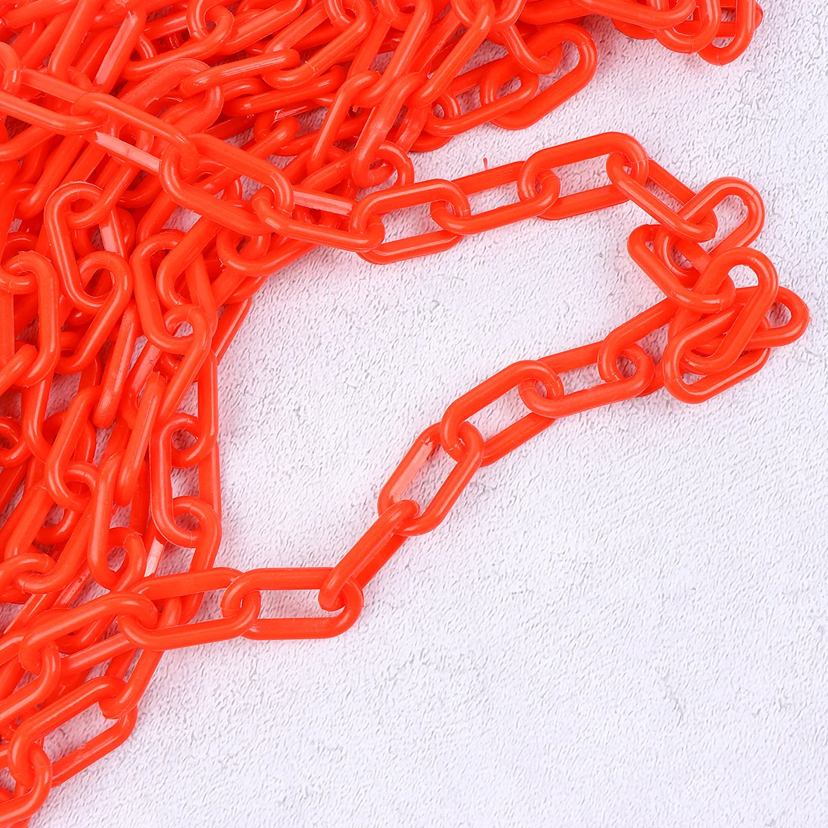 1 لفة 6 متر سلسلة أمان بلاستيكية مقاومة للأشعة فوق البنفسجية سلسلة حاجز ملونة لموقع البناء المرآب الأحمر حزام حزام الملحقات #6