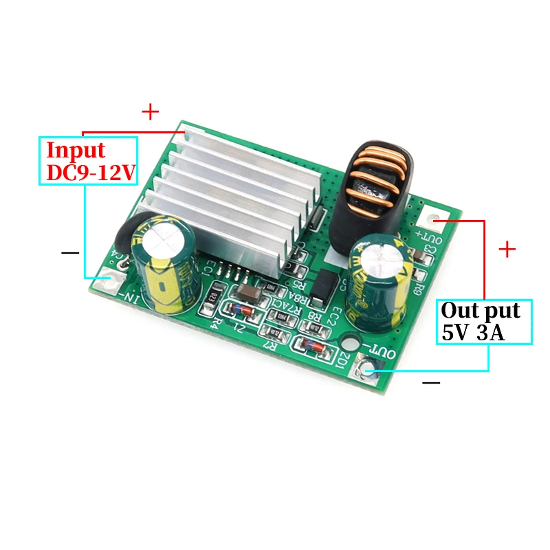 DC 9V 12V 24V 36V 48V 72V 84V 120V to 5V 3A / 2A Step Down Module Power Supply DC DC Converter Buck Converter Step Up Converte