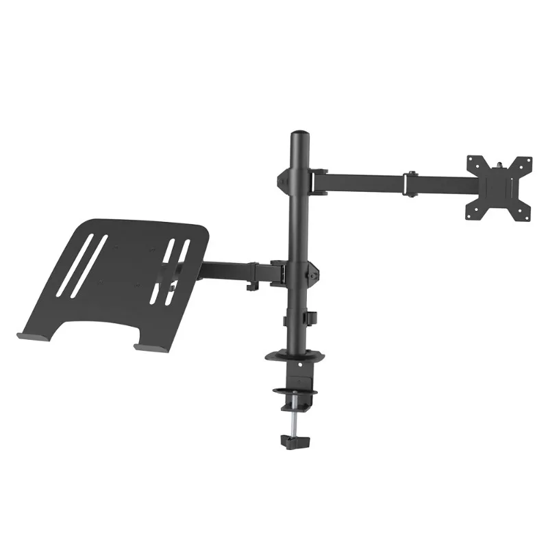 Dual Monitor Arm Bracket Gas Spring 360° Rotatable Desktop Height Adjustable Computer Mount