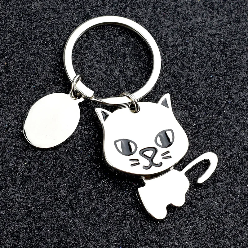 1 قطعة سلسلة مفاتيح عصرية قابلة للتخصيص على شكل قطة الثروة مع سحر رائع، ملحق ديكور للمفاتيح والحقائب وحقائب الظهر هدية