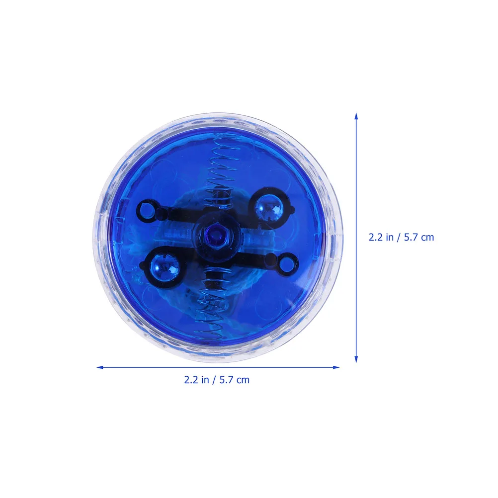 

2pcs Led Luminous Yo-Yo Balls Flashing Light Kid String Yoyos Educational Lightweight Portable Play Home School Park Garden