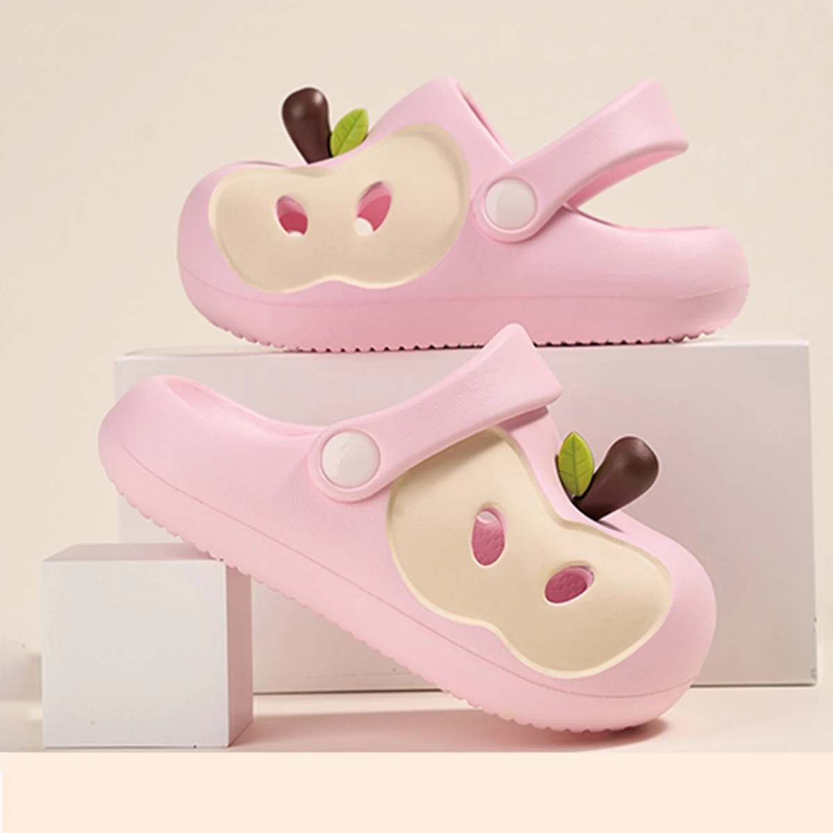 

Summer Fruit Furniture Shoes Kawaii Multi-colored Non-slip Indoor Home and Outdoor Beach Shoes Sweet Lady Upgraded Soft Slippers