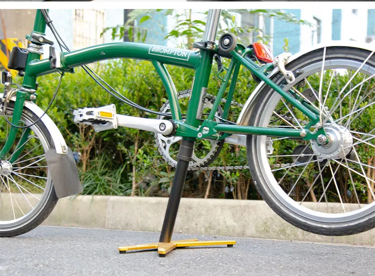 AXI Klappbarer Fahrrad-Parkständer, glatt, für Brompton Pline Cline Debugging Dahon P8, Aluminiumlegierung, CNC-Basis – Detail 12