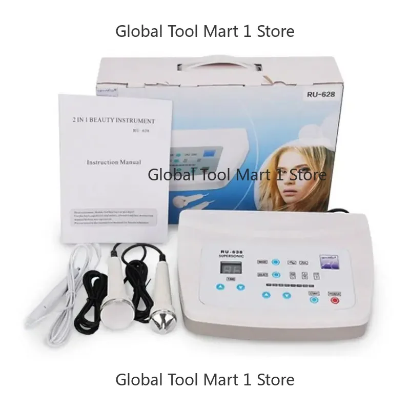 

able Ultra-und Waves -kin W-ten Ultrasonic Facial Massage Be=uty Machine