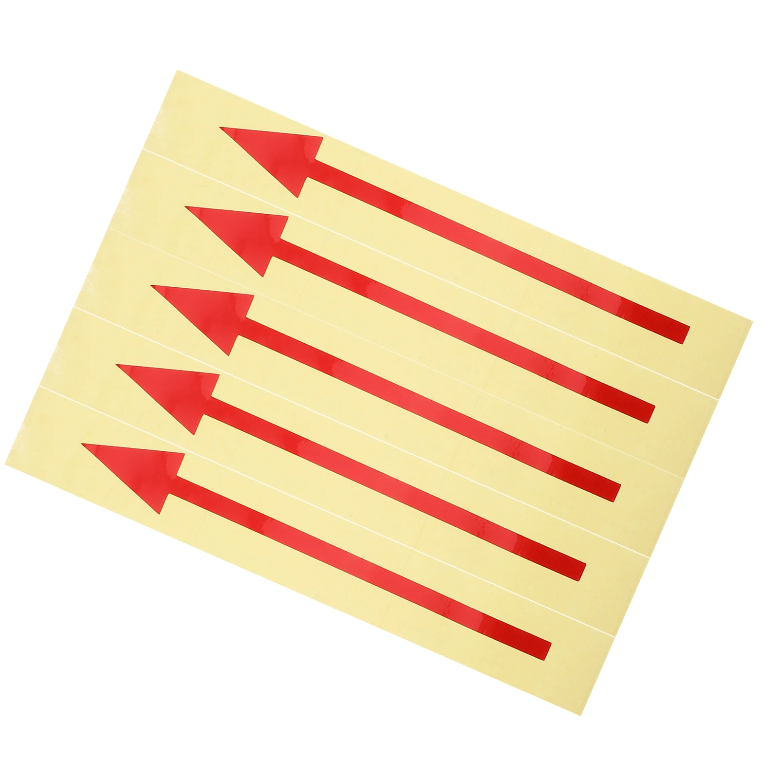 5 Pcs Aluminum Plate Reflective Mailbox Arrow Sticker Stickers Pvc Large Directional Signs