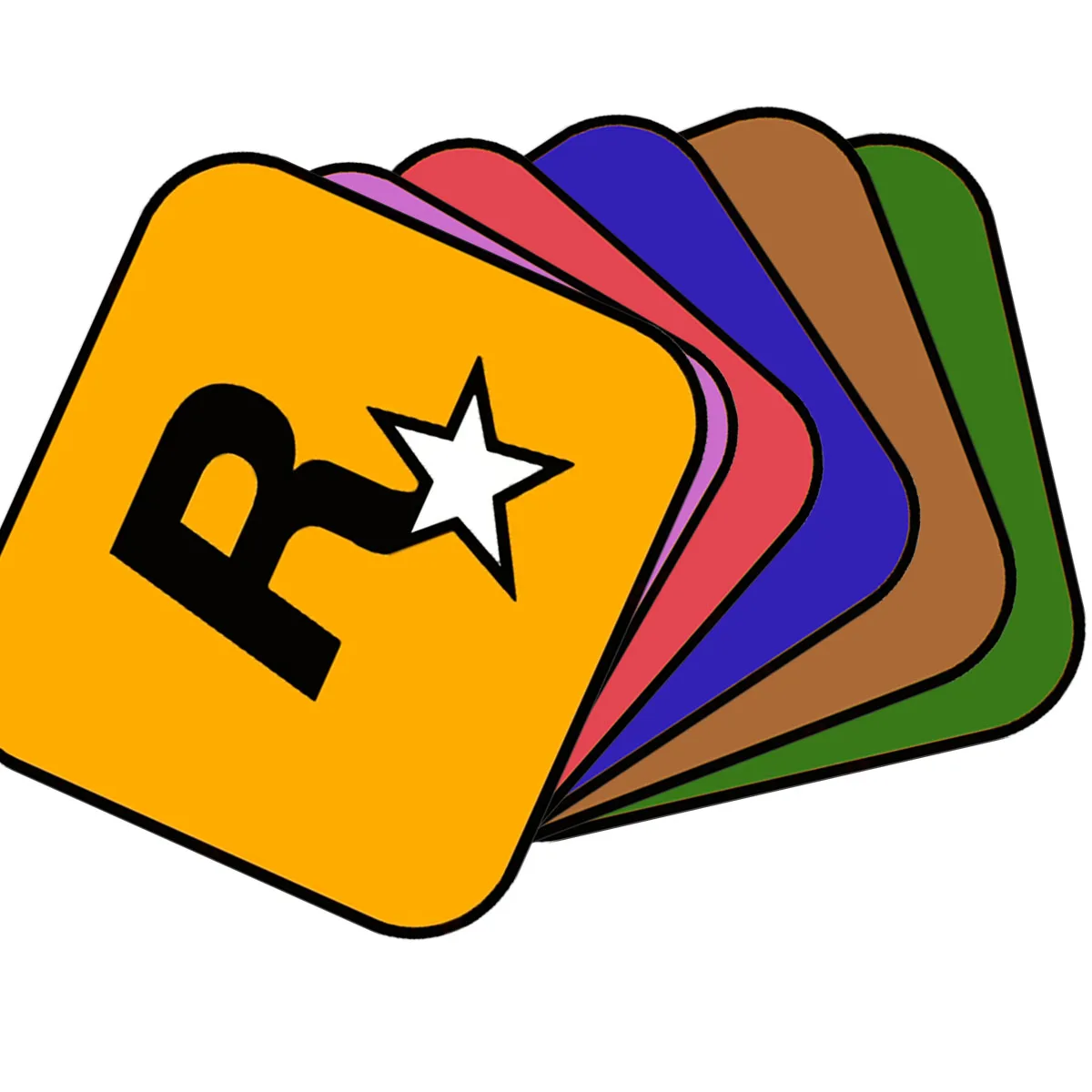 عالية الجودة لألعاب روك ستار ملصقات السيارات الفينيل ملصق الكتابة على الجدران ملصق مقاوم للماء انسداد خدش الشارات