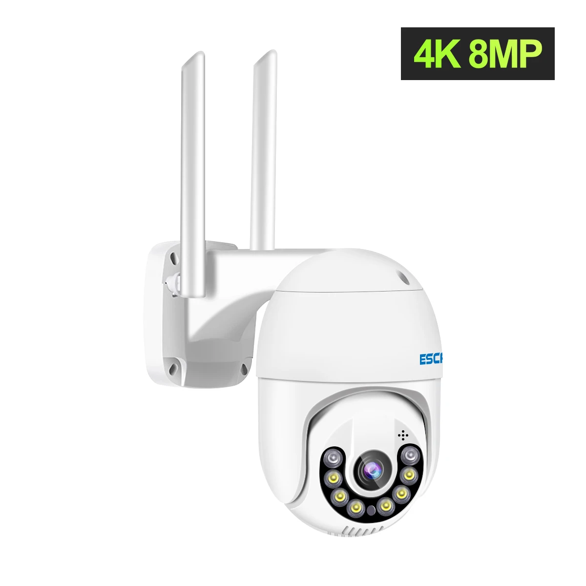 ESCAM QF800 ICSEE APP 8M 4K HD Full Color AI Humanoid Detection Bezprzewodowa kamera kopułkowa PTZ IP Onvif Rtsp Home Security CCTV Monito