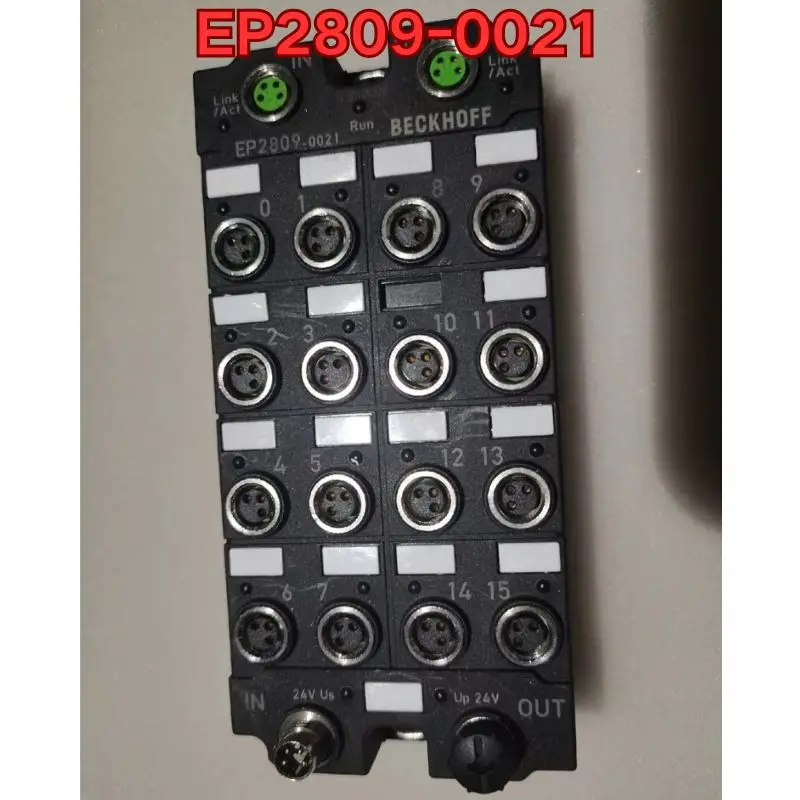 

Second-hand PLC module EP2809-0021 function test is normal