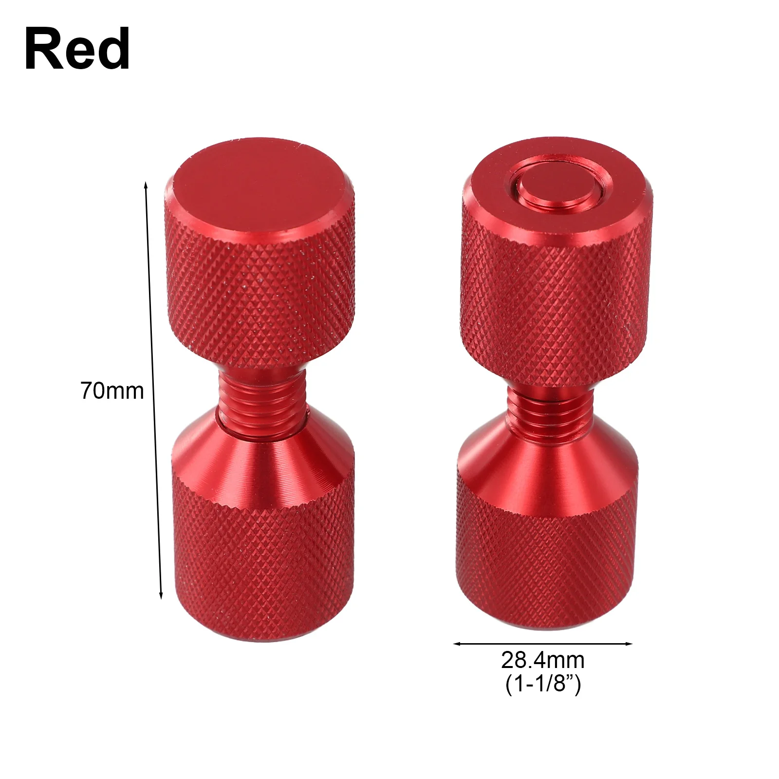 1-1/8 Inch Two Hole Flange Alignment Pin 6061 Aluminum Black Oxide Positioning Tool For ASME 150LB Pipe Fitting Leveling
