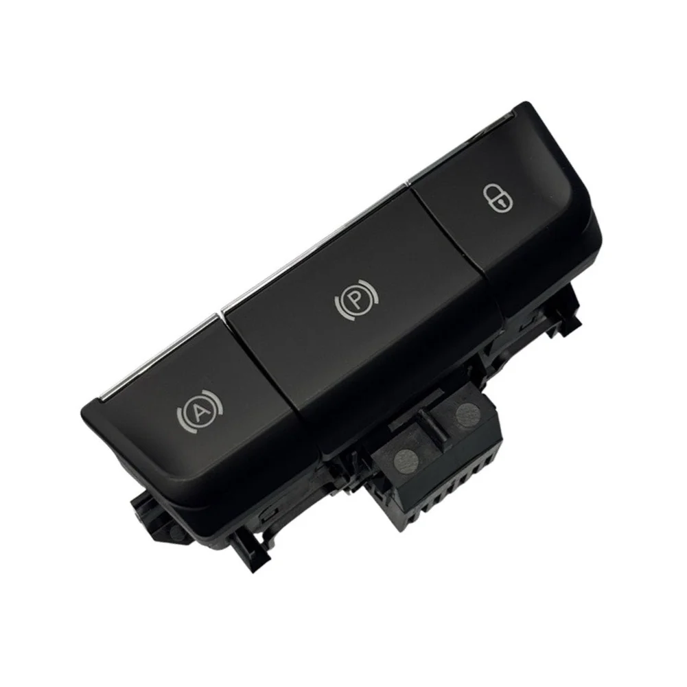 As Shown Electronic Handbrake Switch Auto Brake Lever Direct Replacement Part High Durability Plastic Easy Installation Design