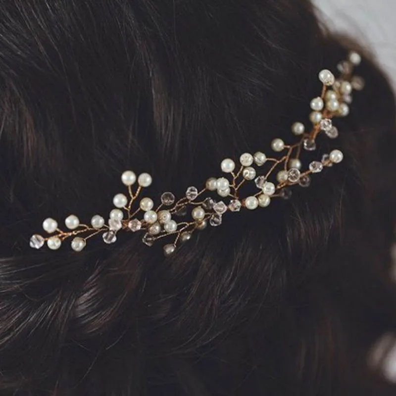 5 Pcs/Set Wedding Bridal Hairpins Simulate Pearl Hair Clips Ornaments Hairs Pins Lady Hairstyles Jewelry Accessories