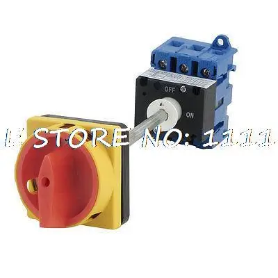 AC690V AC220V AC440V 380V 40A ON/OFF 2 Position Rotary Cam Changeover Switch