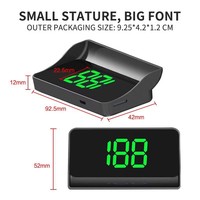 Car Head Up HD Display GPS Speedometer Speed KMH Digital HUD Windshield Projector For All Cars Auto Electronics Accessories